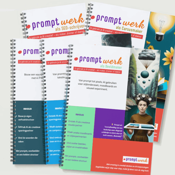 Promptwerk 8-pack - kies 8 AI-gidsen naar keuze
