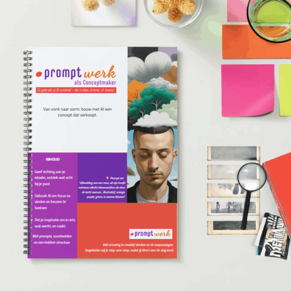 Promptwerk als Conceptmaker – AI-gids voor ideeën die uitgroeien tot sterke concepten